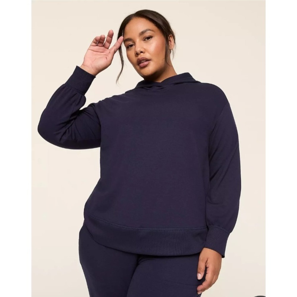 LIVI‎ Cozy Hoodie Sweatshirt Navy Blue Plus Size 18
